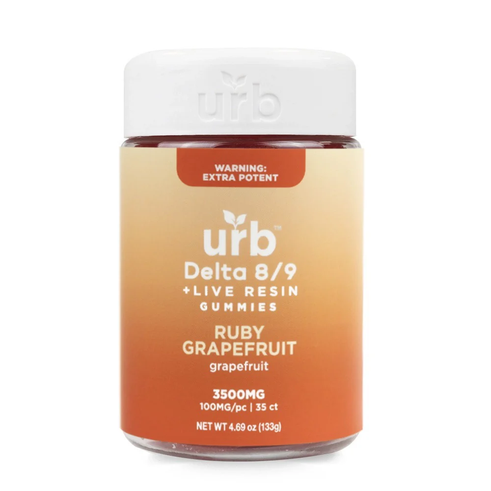 URB Live Resin Gummies (Ruby Grapefruit)