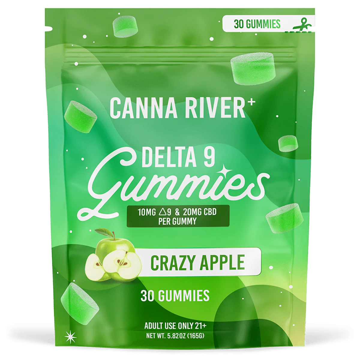 Canna River Premium Gummies (Crazy Apple)