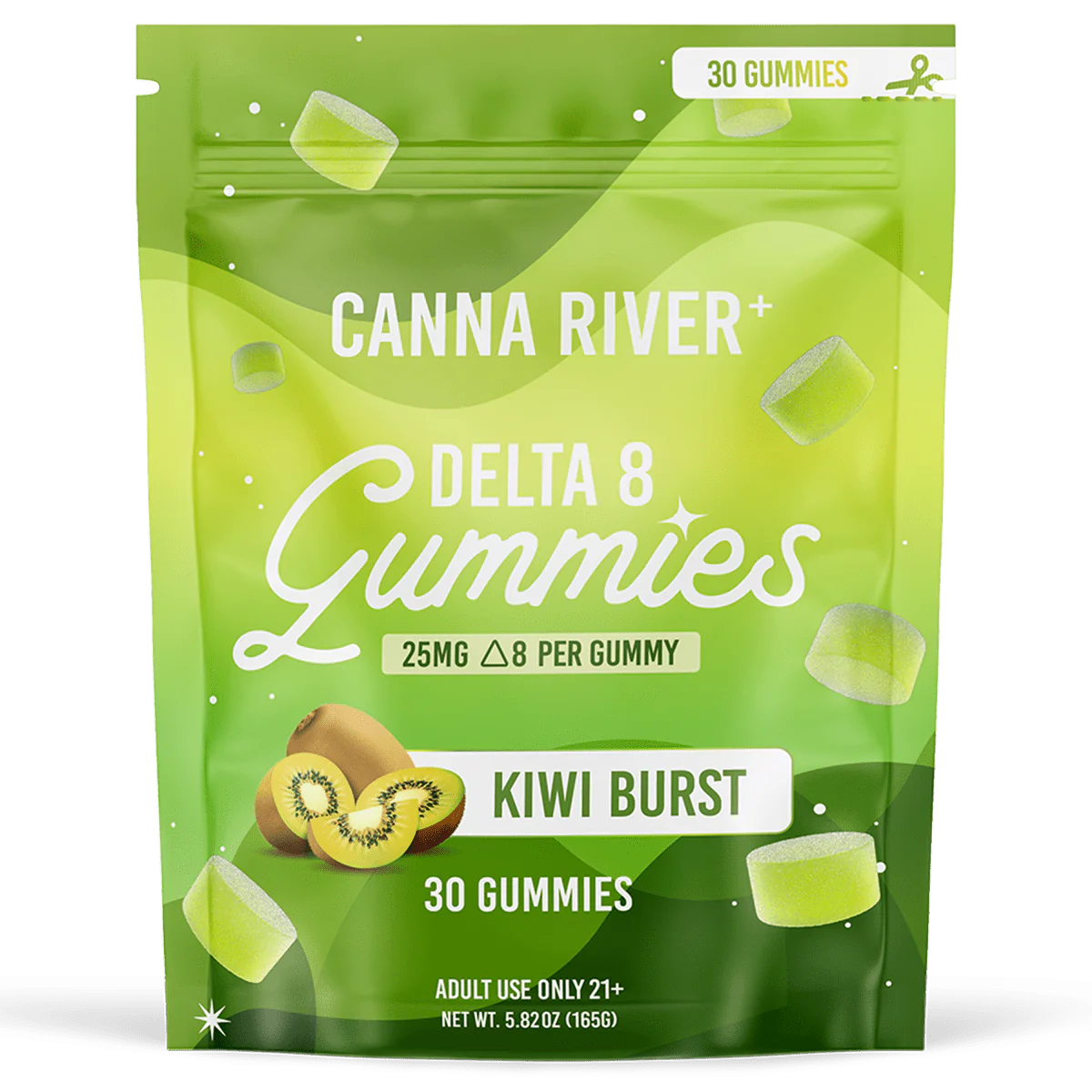 Canna River Premium Gummies (Kiwi Burst)