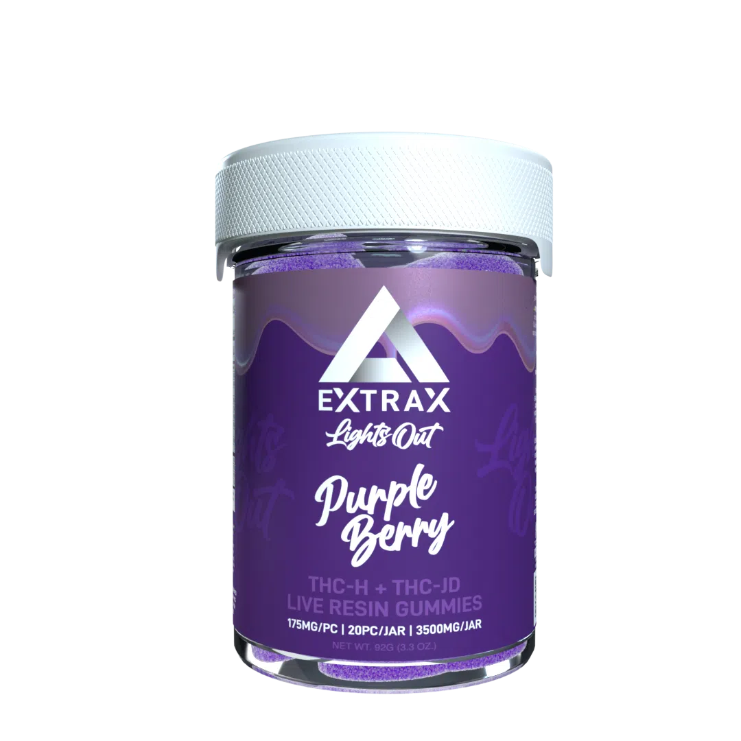 ExtraX Lights Out Gummies (Purple Berry)