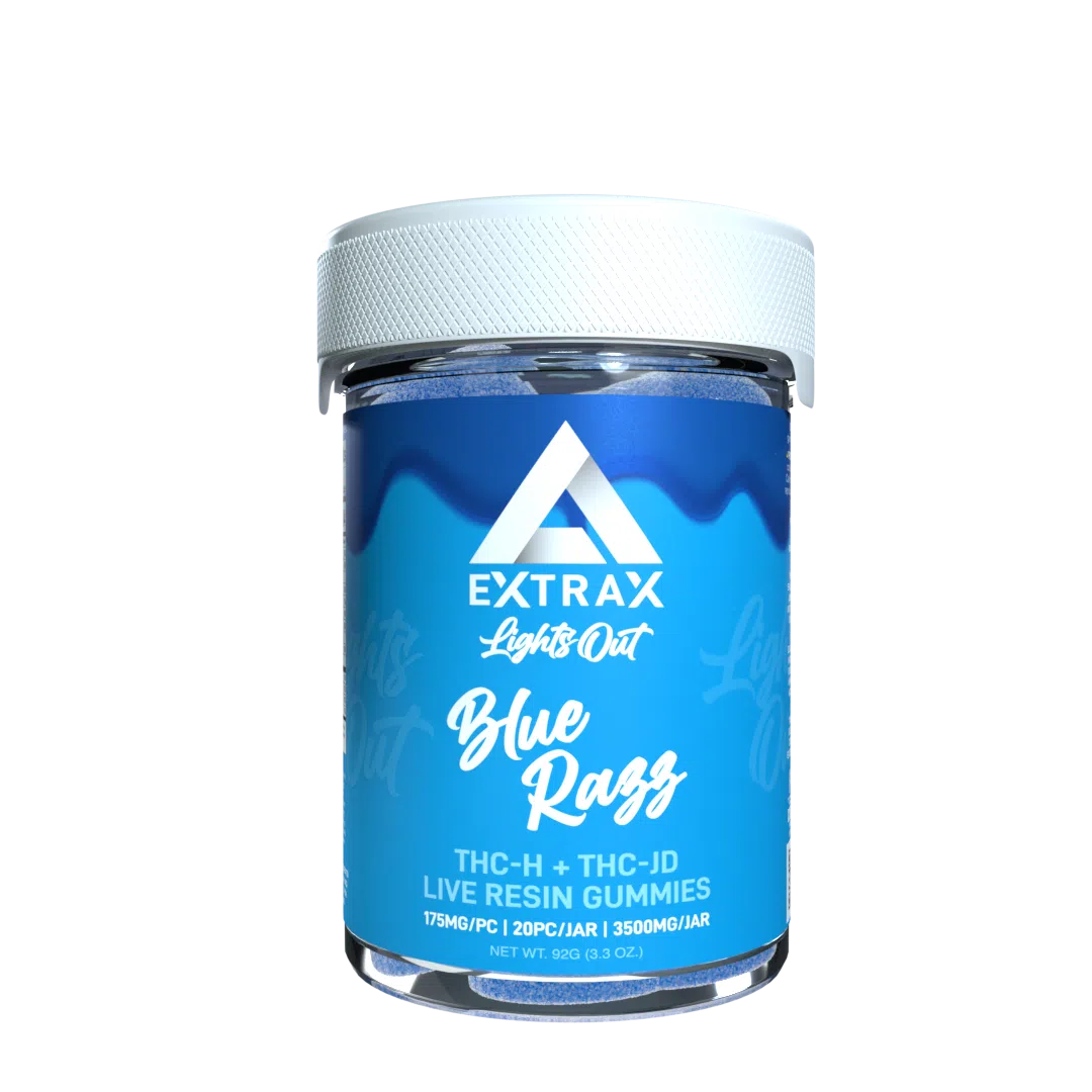 ExtraX Lights Out Gummies (Blue Razz)