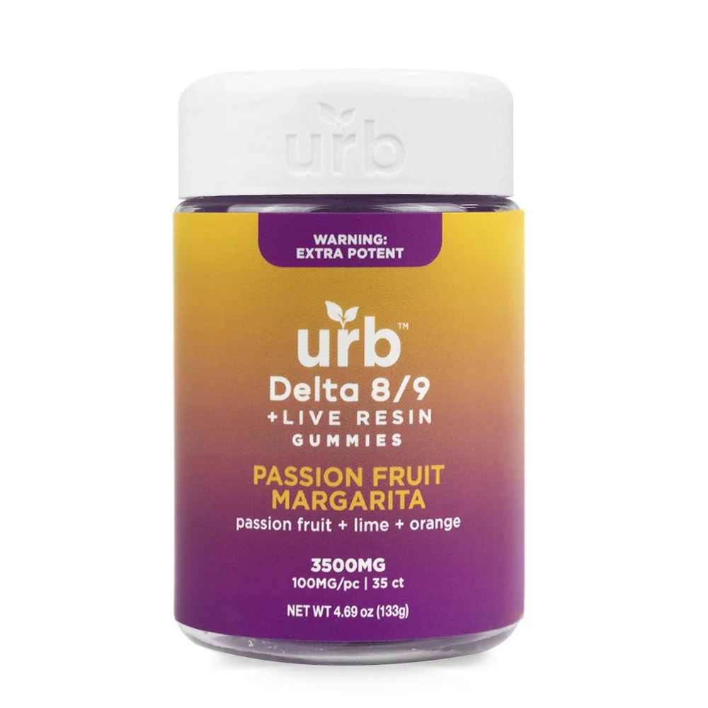 URB Live Resin Gummies (Passionfruit Margarita)